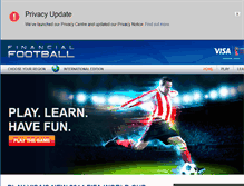 Tablet Screenshot of financialfootball.com